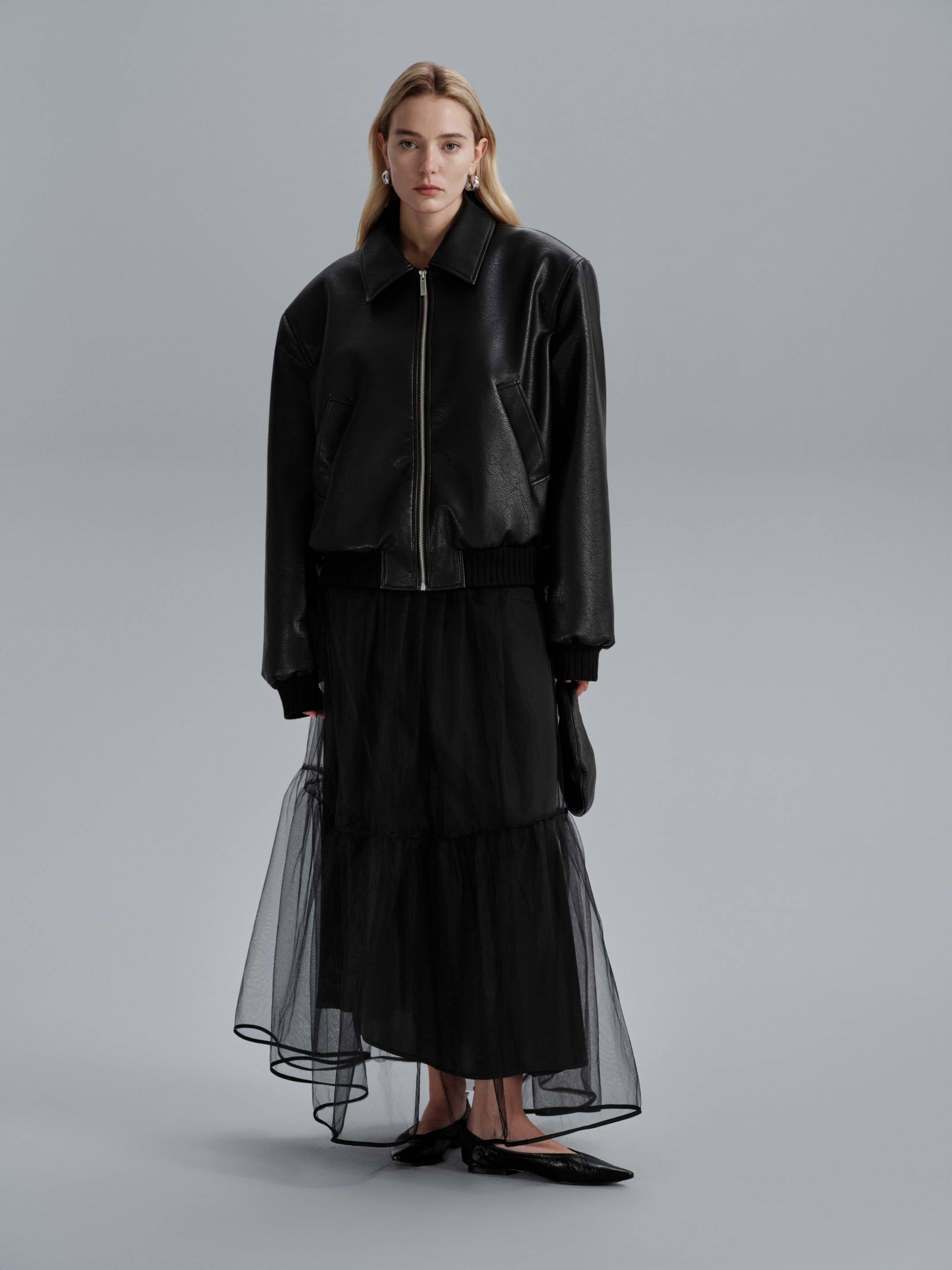 Natasha - Bomber in pelle