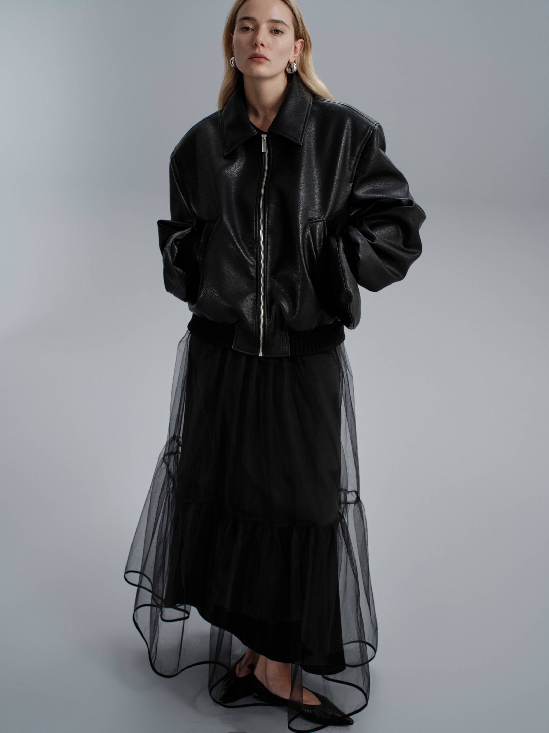 Natasha - Bomber in pelle