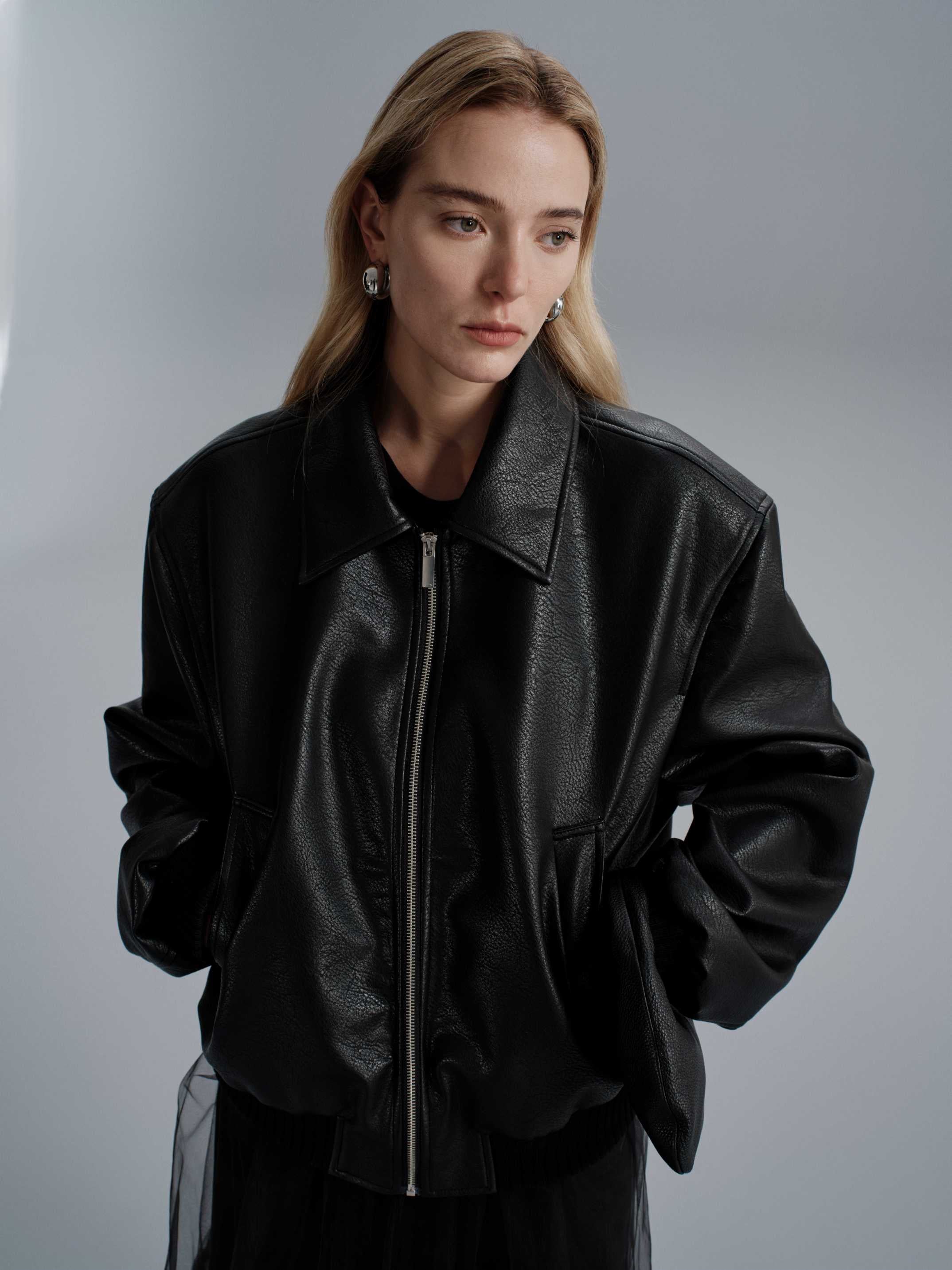 Natasha - Bomber in pelle