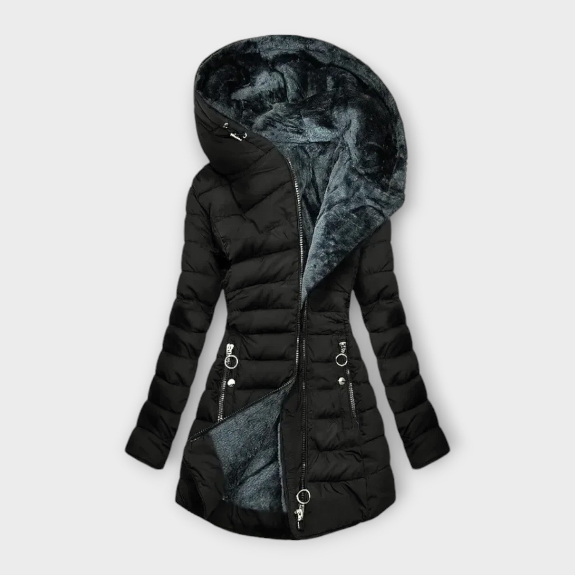 Gisella - Cappotto Con Fodera In Pelliccia