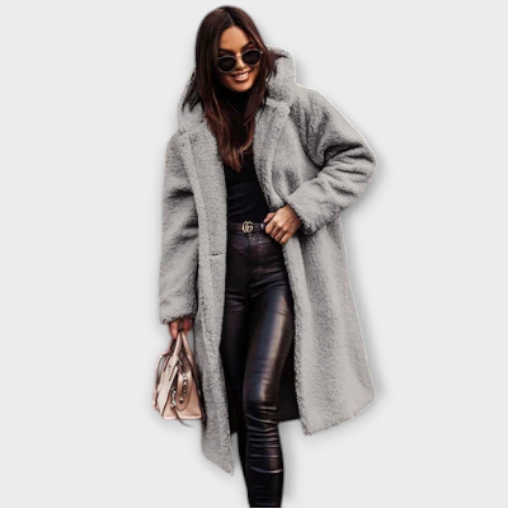 Cappotto Teddy con Cappuccio
