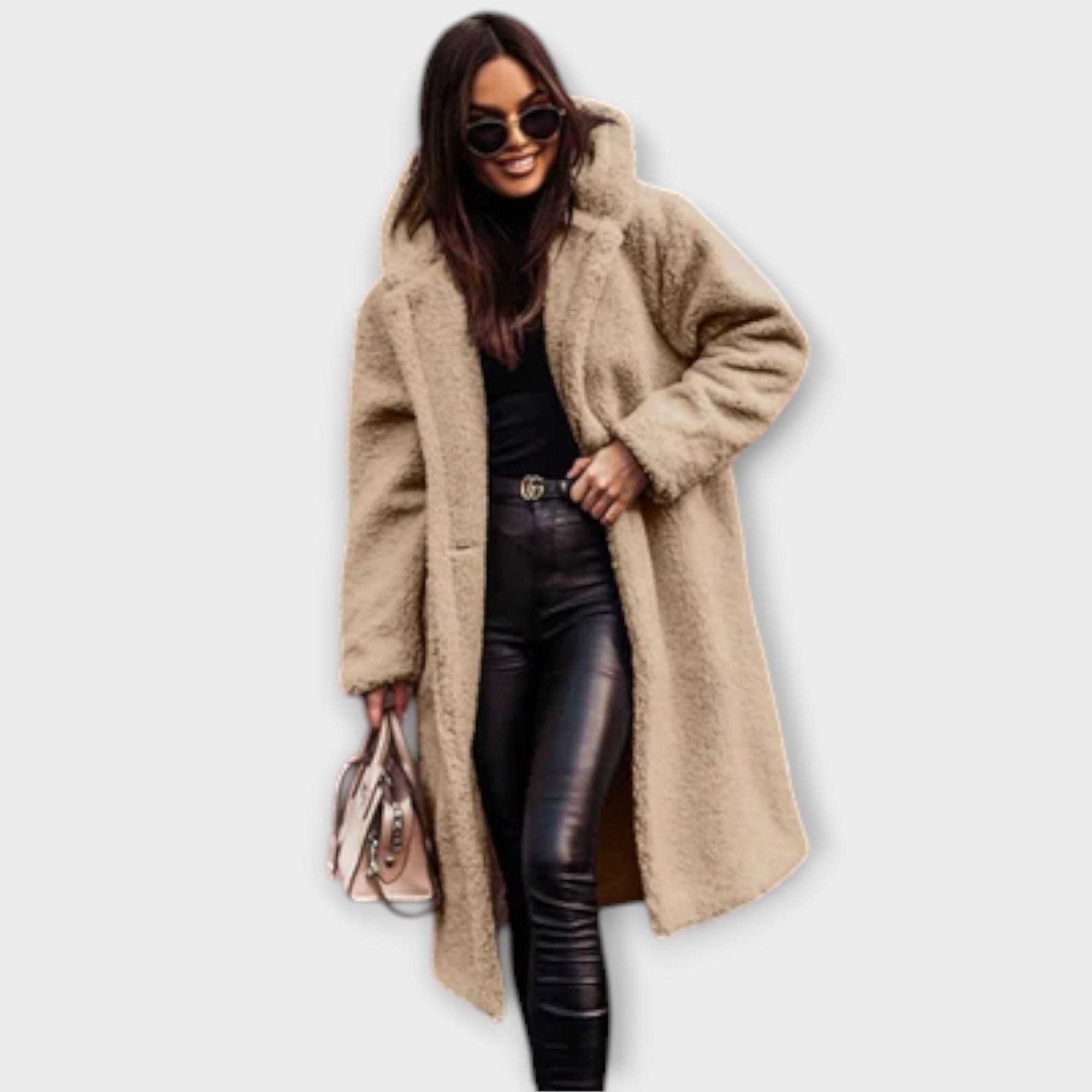 Cappotto Teddy con Cappuccio