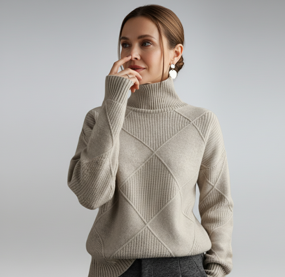 Adele - Maglione a Collo Alto