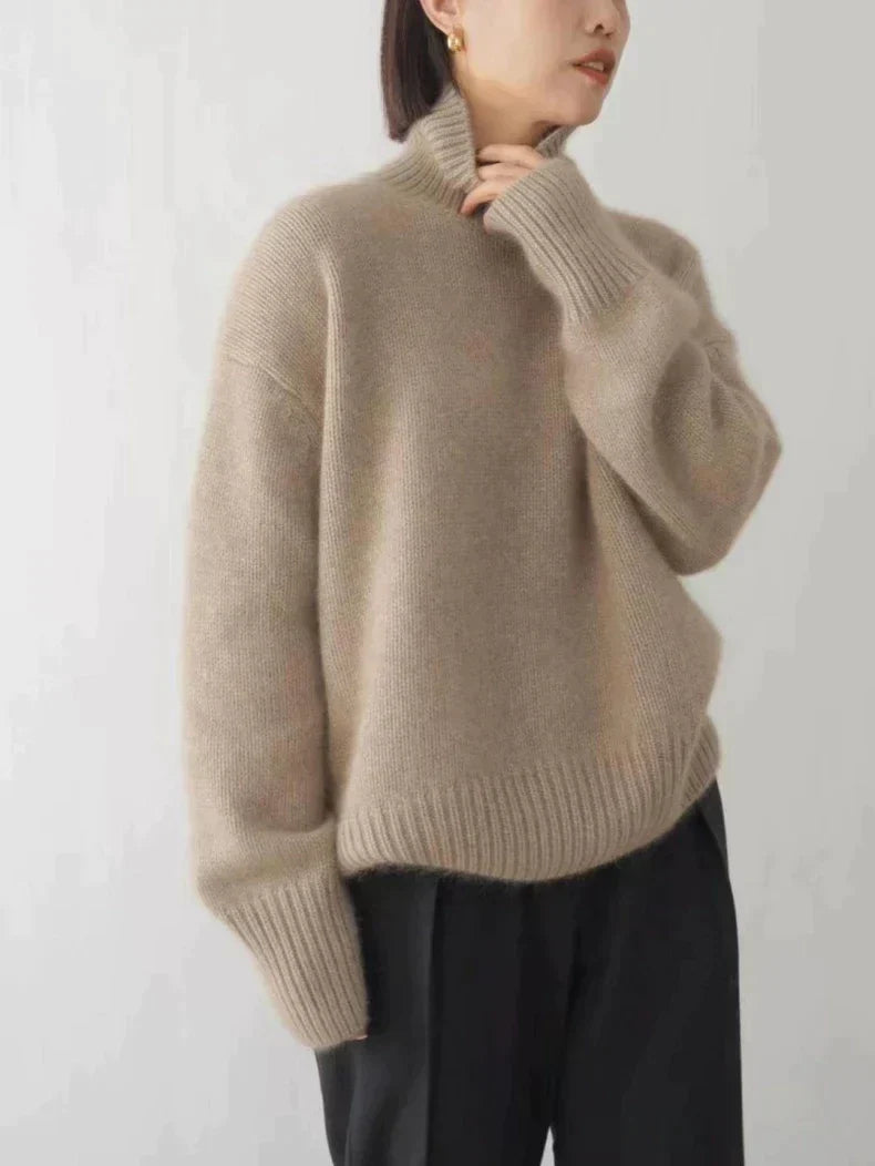 Lana - Pullover con Collo Alto