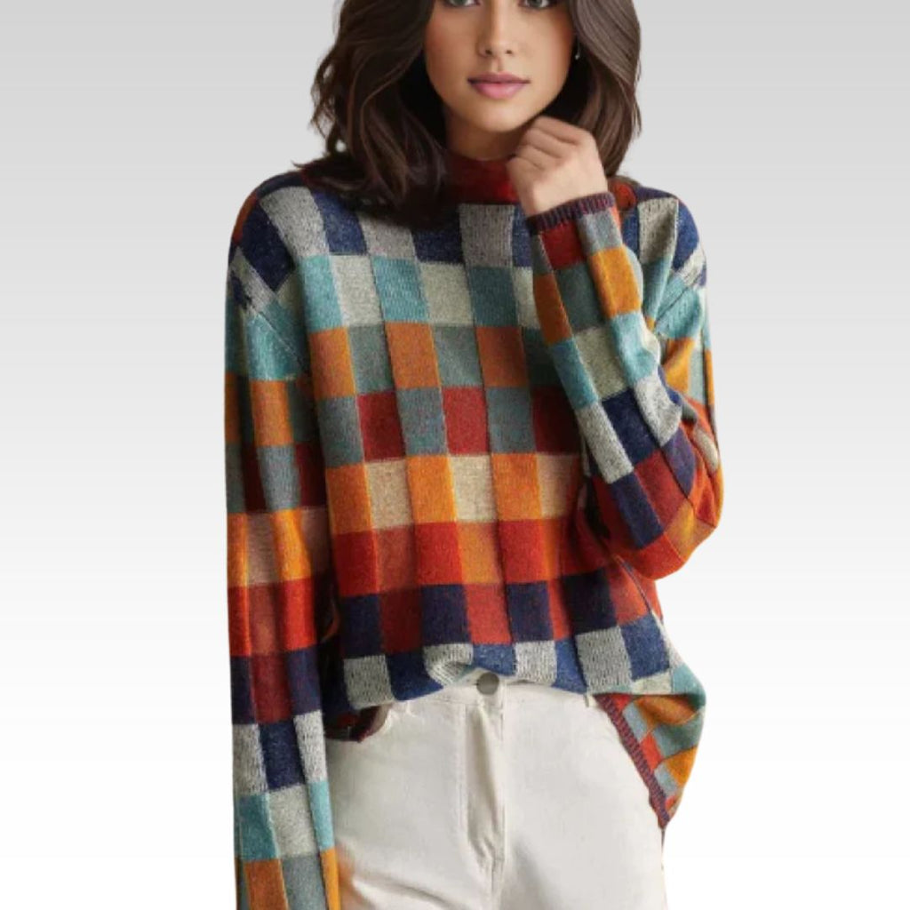 Anna - Pullover con Collo Alto