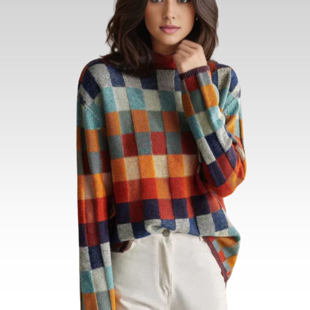 Anna - Pullover con Collo Alto