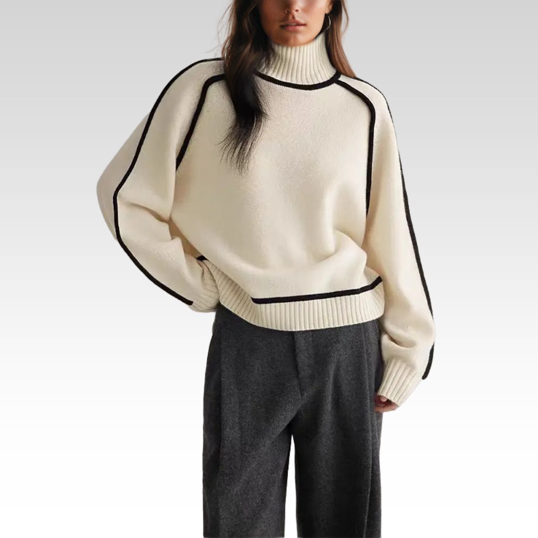 Lara - Maglione con Collo Alto