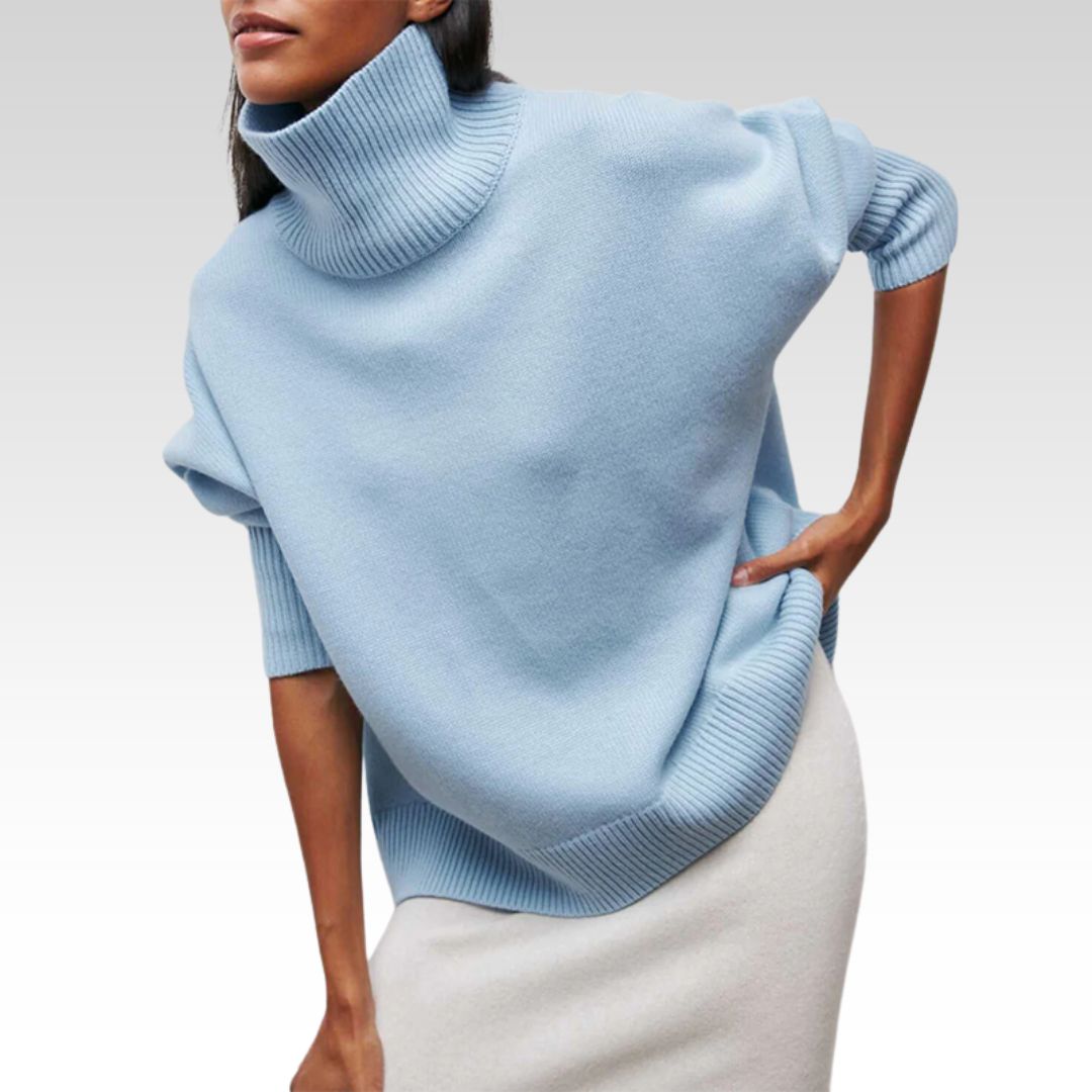 Amelia | Elegante Maglione a Collo Alto