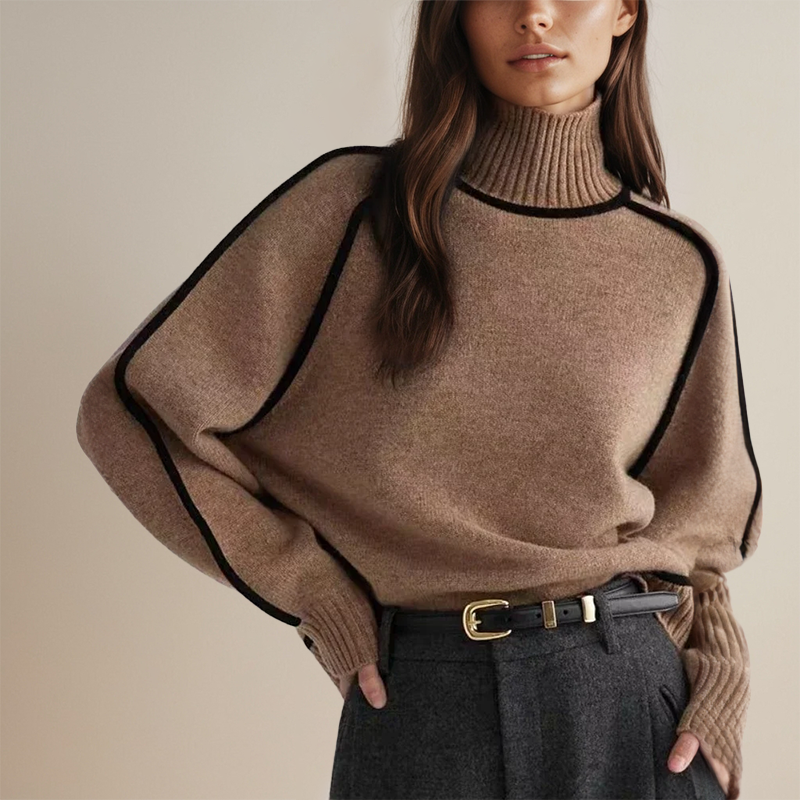 Lara - Maglione con Collo Alto