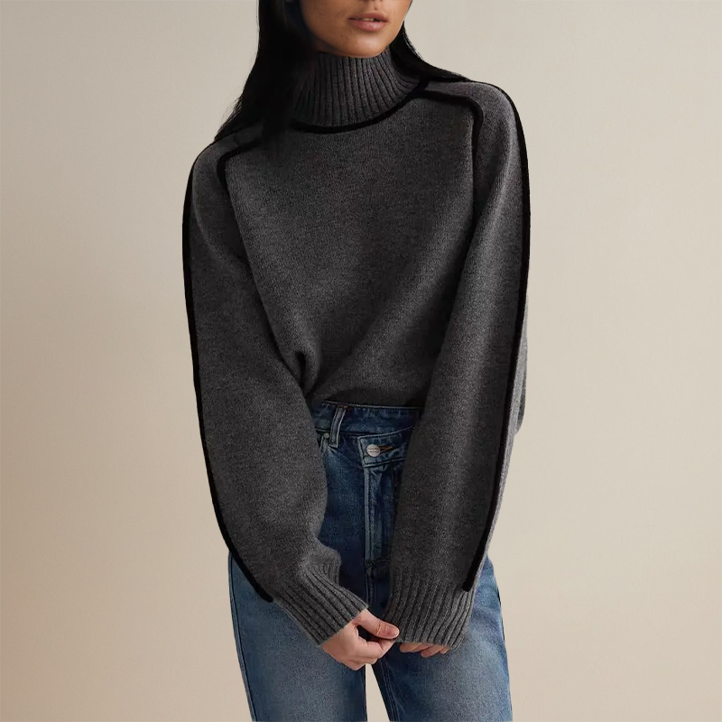 Lara - Maglione con Collo Alto