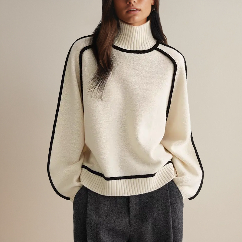 Lara - Maglione con Collo Alto