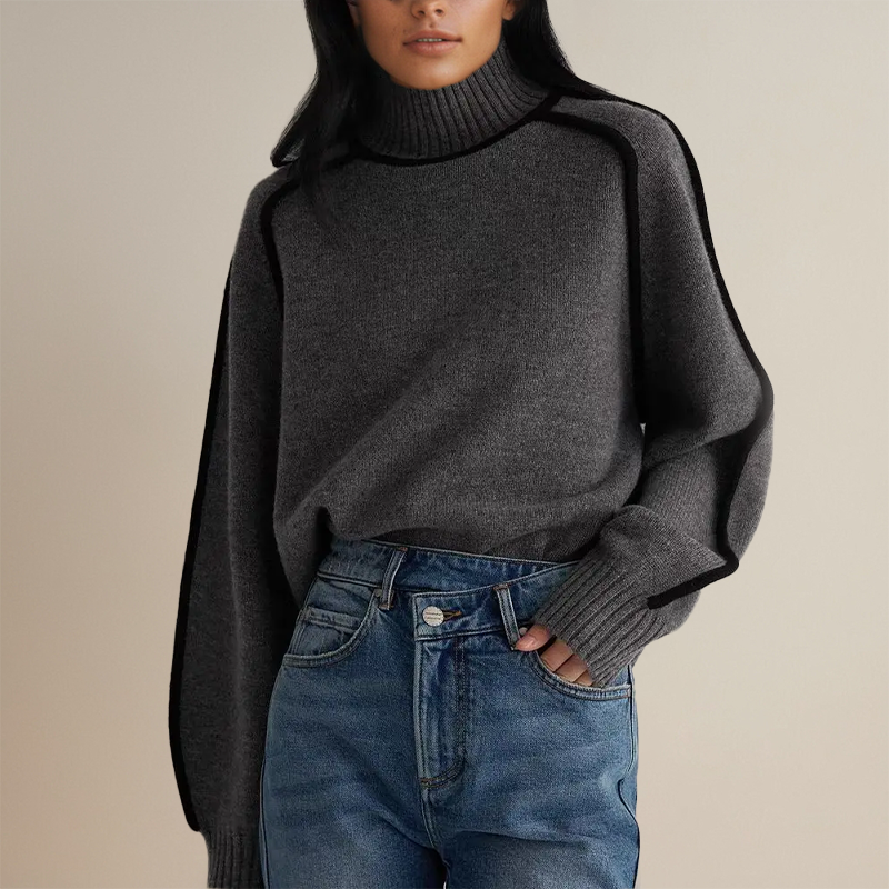 Lara - Maglione con Collo Alto