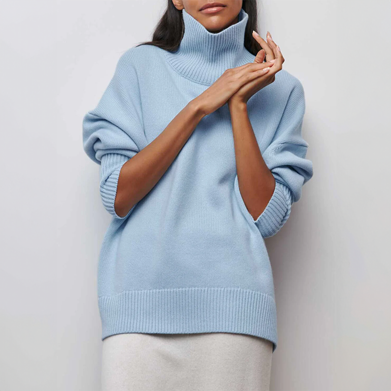 Amelia | Elegante Maglione a Collo Alto