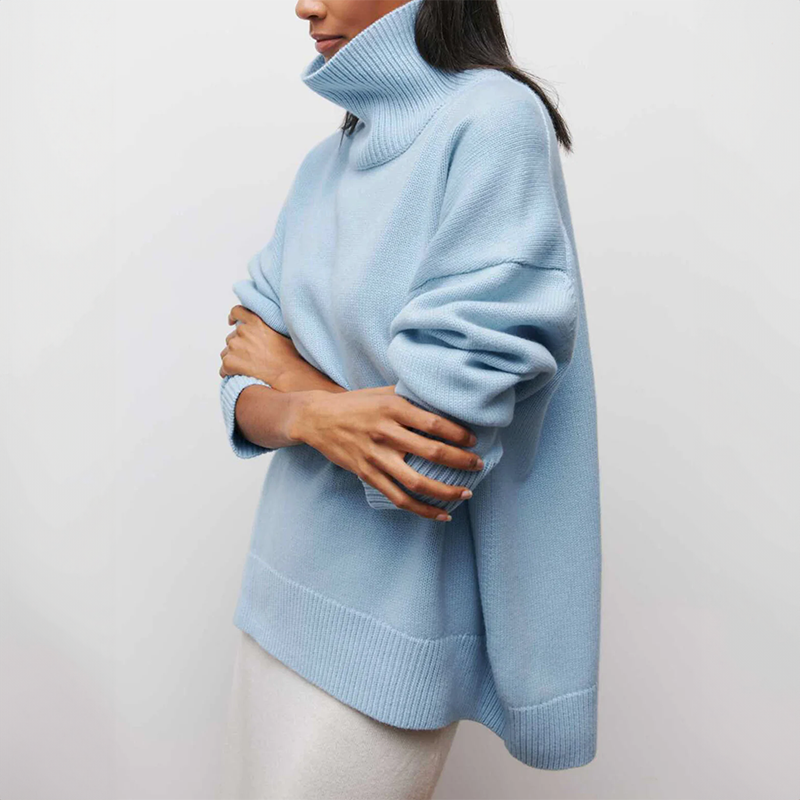 Amelia | Elegante Maglione a Collo Alto