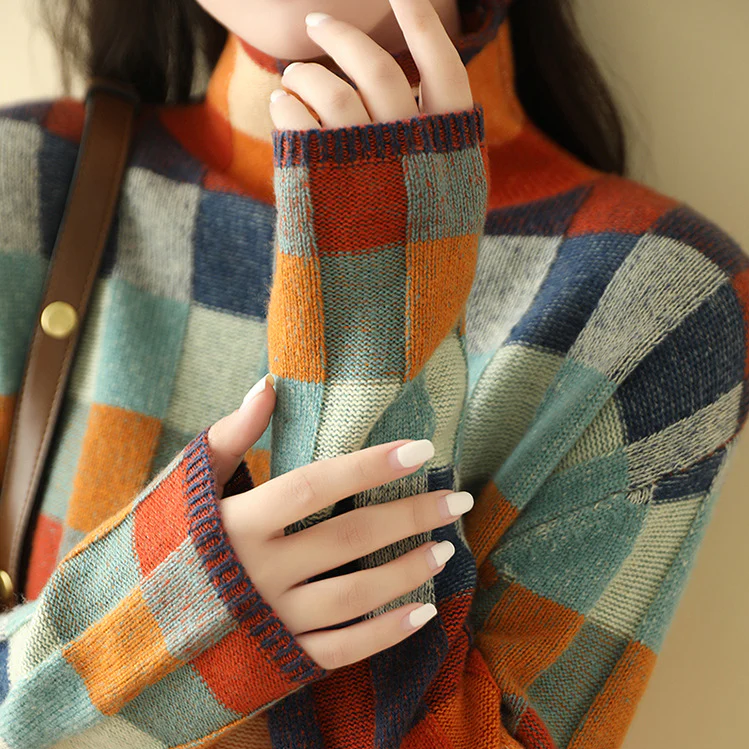 Anna - Pullover con Collo Alto