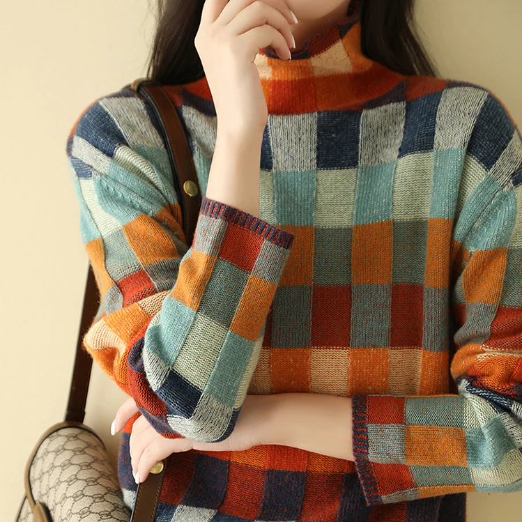Anna - Pullover con Collo Alto